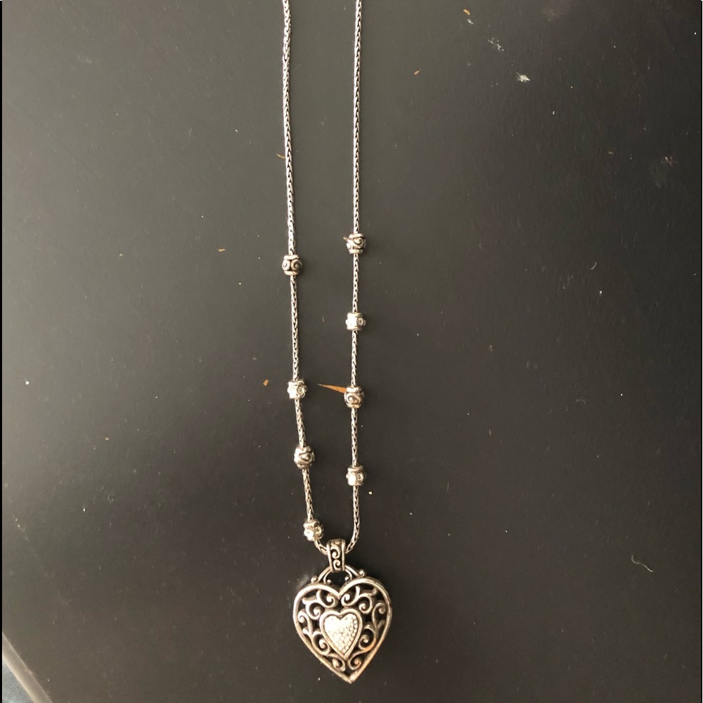 Brighton Heart Necklace. Adjustable with crystals